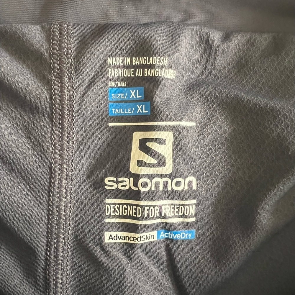 Salomon Elevate women’s athletic shorts 2 in 1 size xl color night sky - Picture 4 of 8